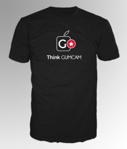Camiseta Think Gumcam en color negro